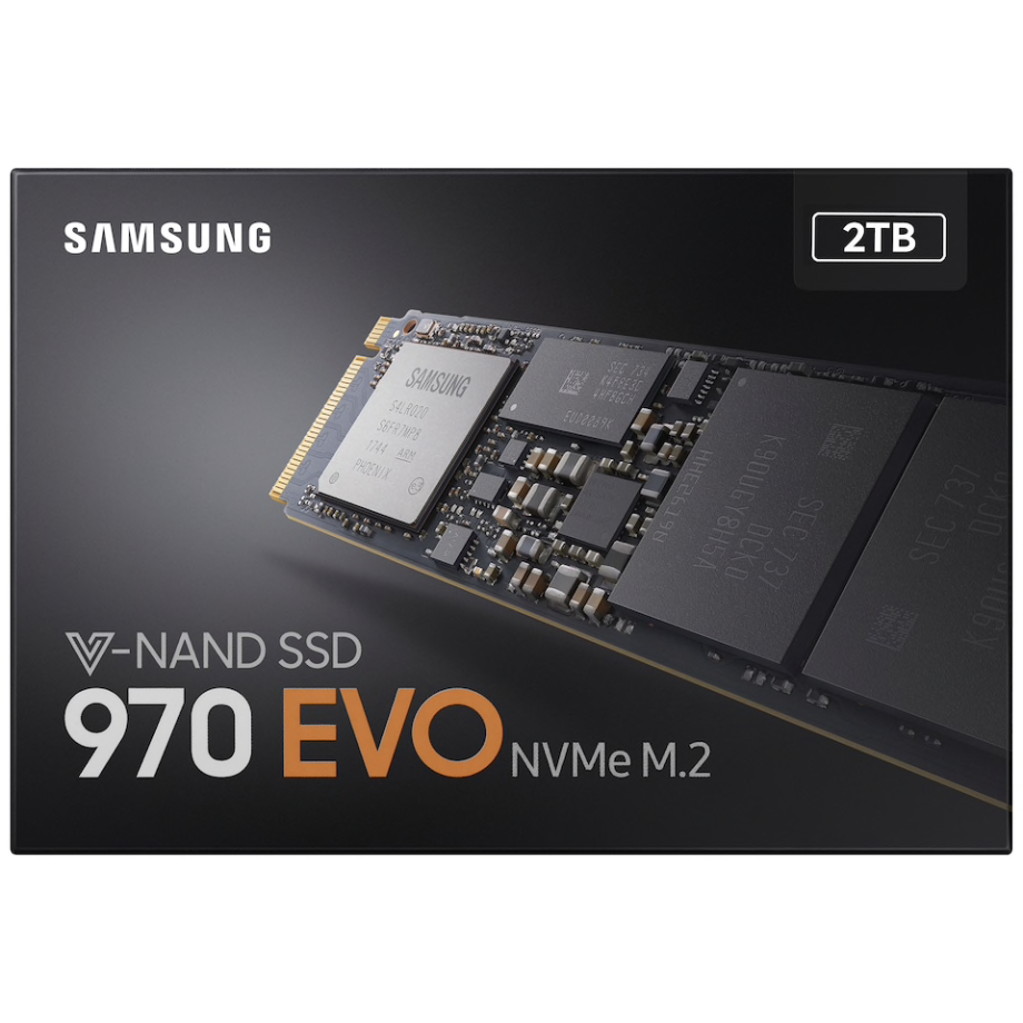 Samsung 970 EVO intern M.2 SSD-enhed (2 TB)