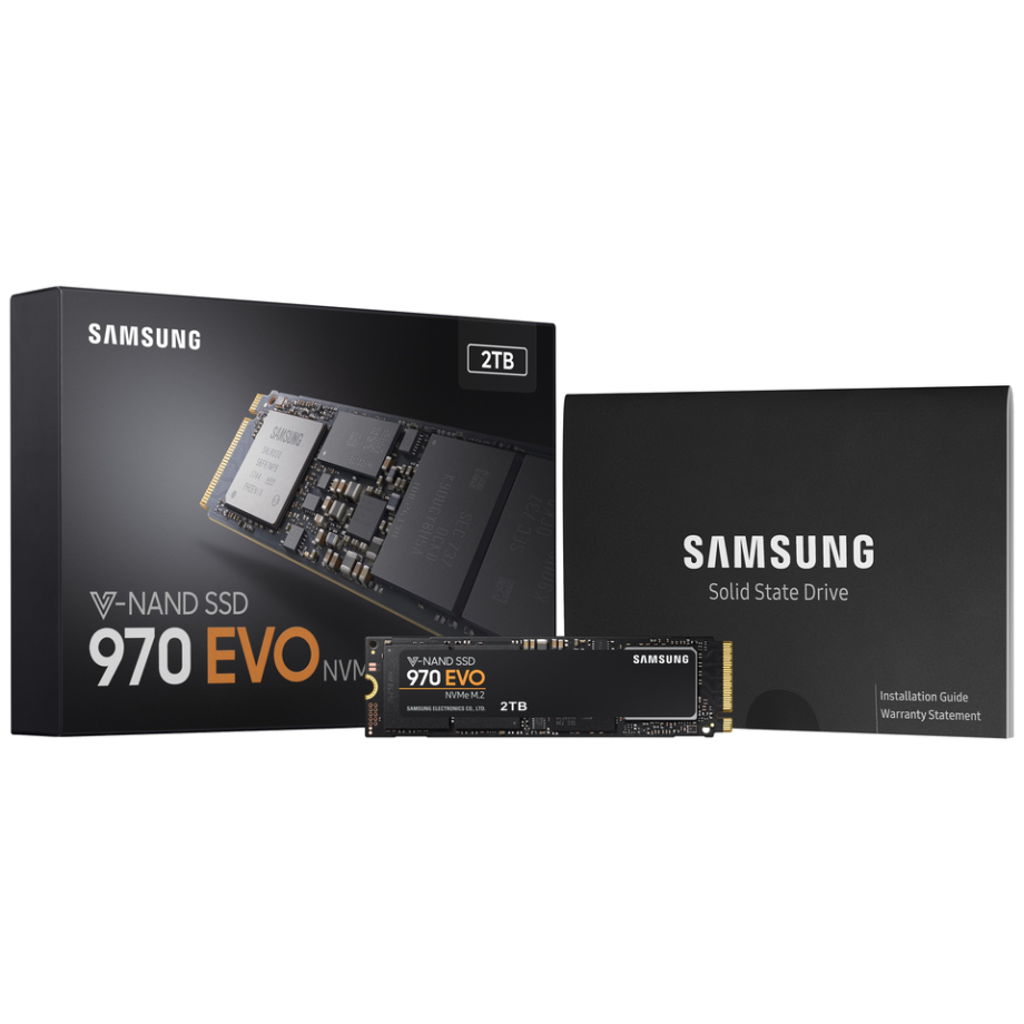 Samsung 970 EVO intern M.2 SSD-enhed (2 TB)