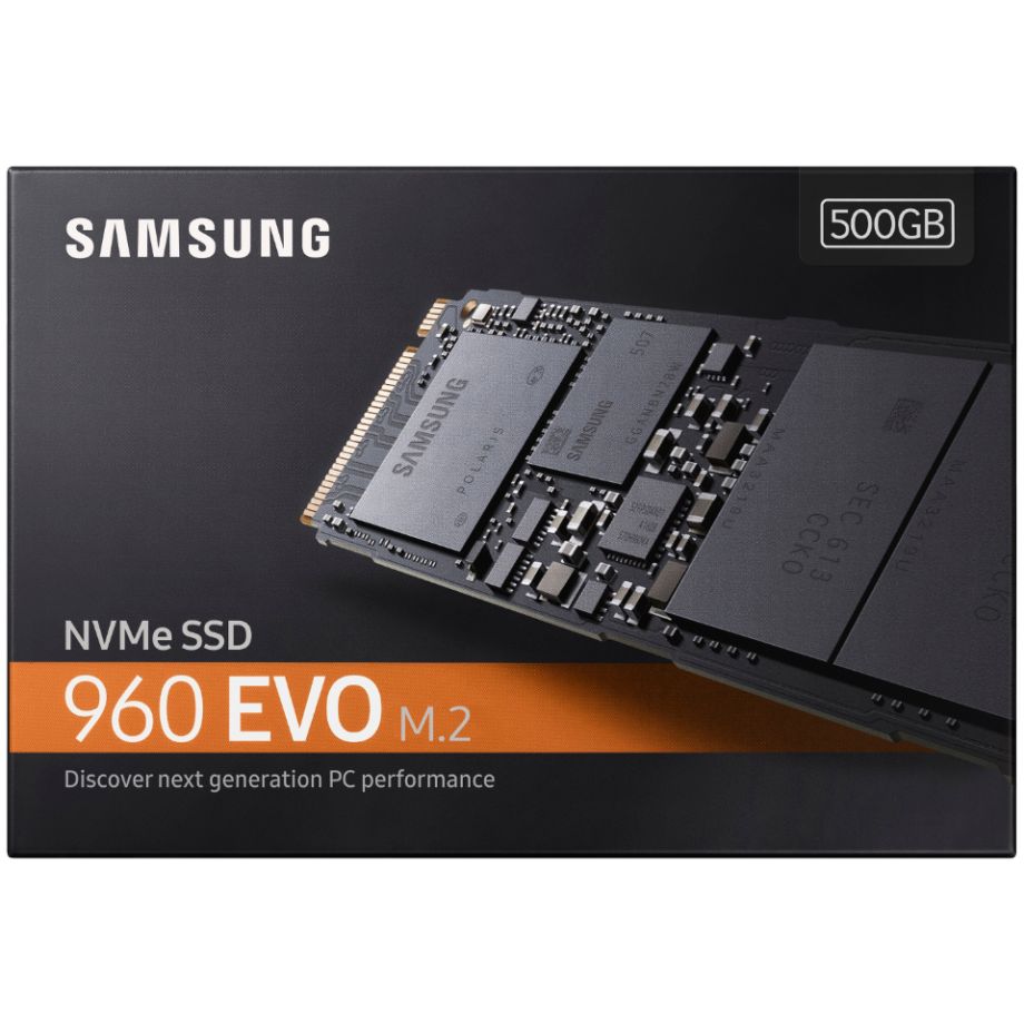 Samsung 960 EVO intern M.2 SSD-enhed (500 GB)