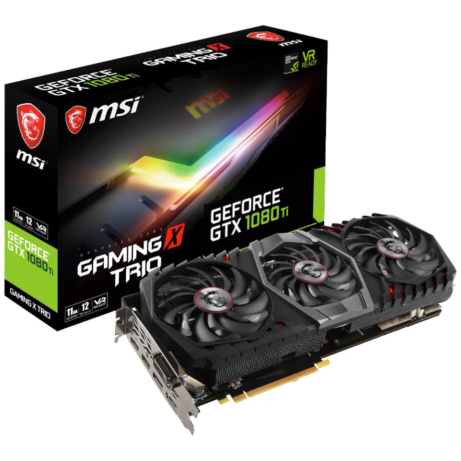 MSI GeForce GTX 1080 Ti Gaming X Trio grafikkort 11G